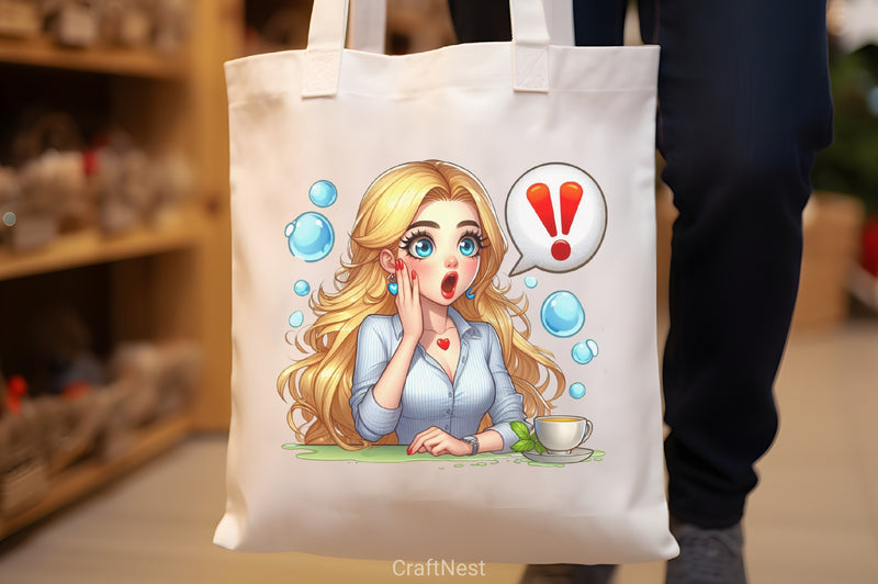 Surprise Girl Clipart Bundle - CraftNest - Digital Crafting and Art