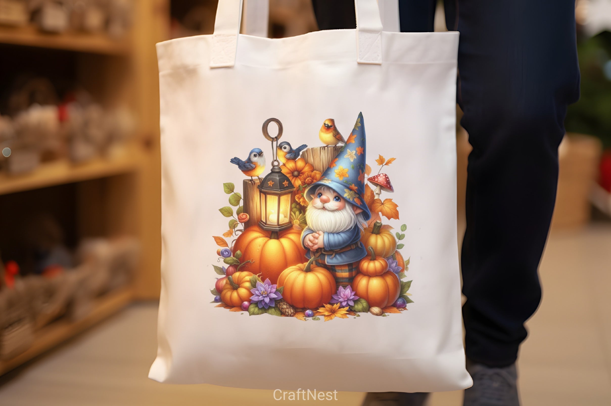 Cute Fall Gnome Clipart Bundle - CraftNest - Digital Crafting and Art