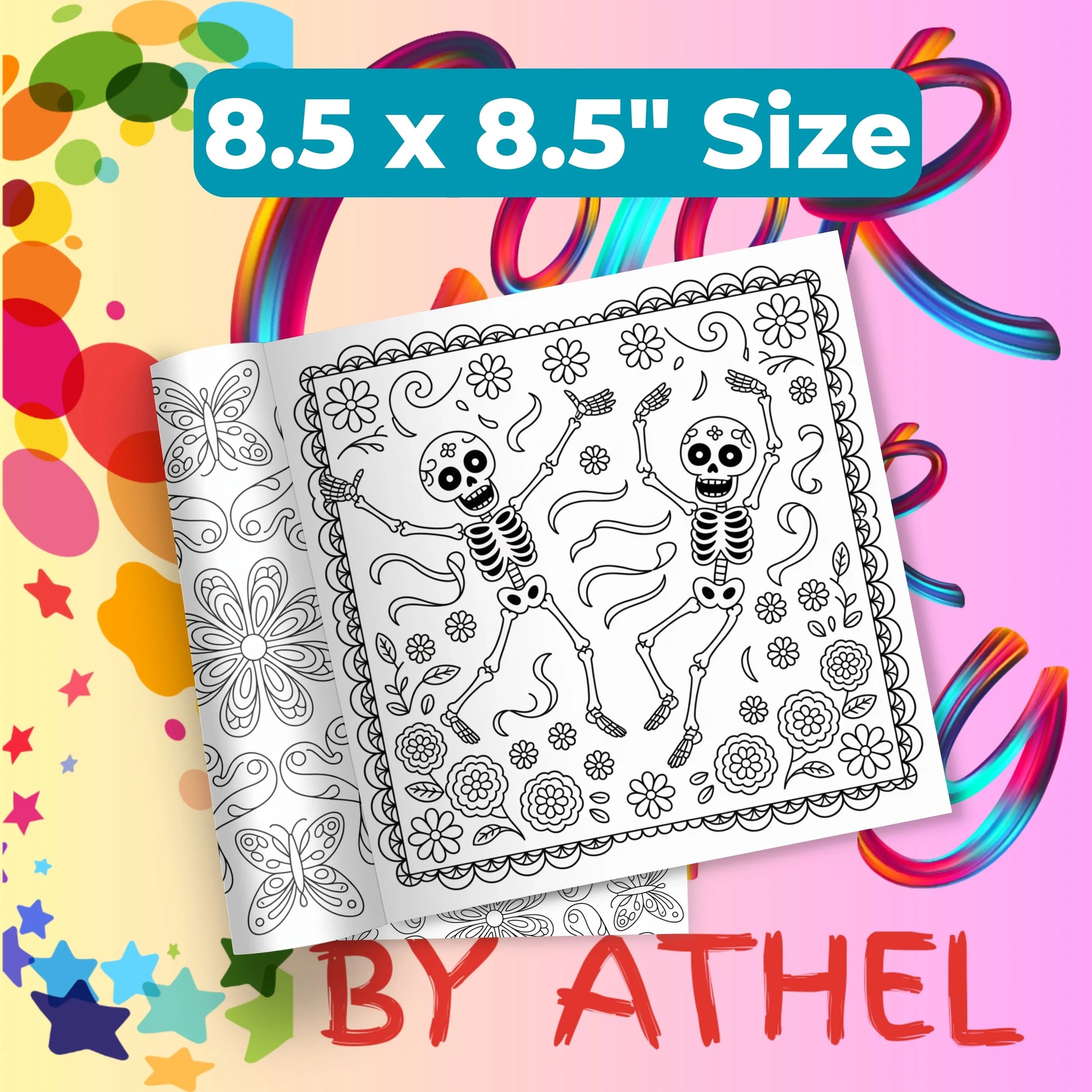 Papel Picado Coloring Books Bundle - CraftNest - Digital Crafting and Art