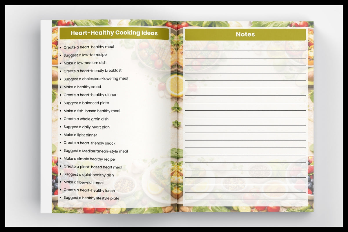Model Cooking Prompt Healthy Cooking Prompts