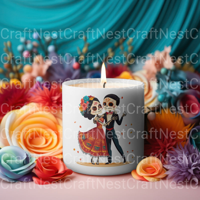 Dia De Muertos Day Of The Dead Clipart Bundle - CraftNest - Digital Crafting and Art