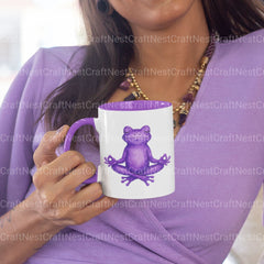 Purple Frogs Clipart Bundle - CraftNest - Digital Crafting and Art