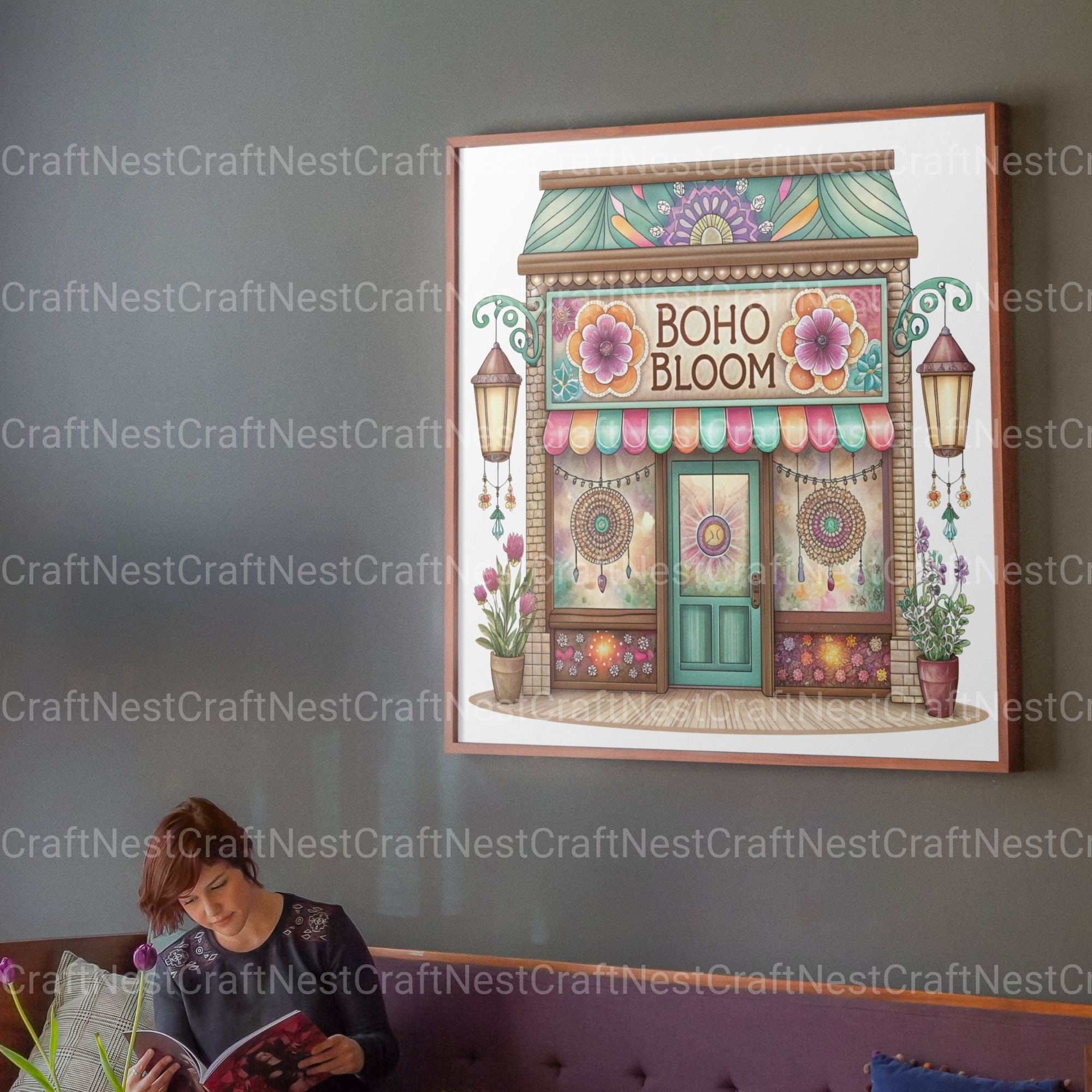 Village Shops Clipart Bundle - CraftNest - Digital Crafting and Art