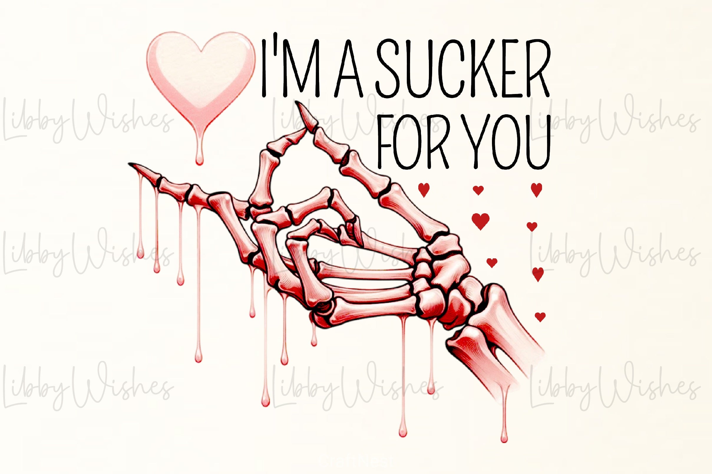 Skeleton Valentine's Day Clipart Bundle 1 - CraftNest - Digital Crafting and Art