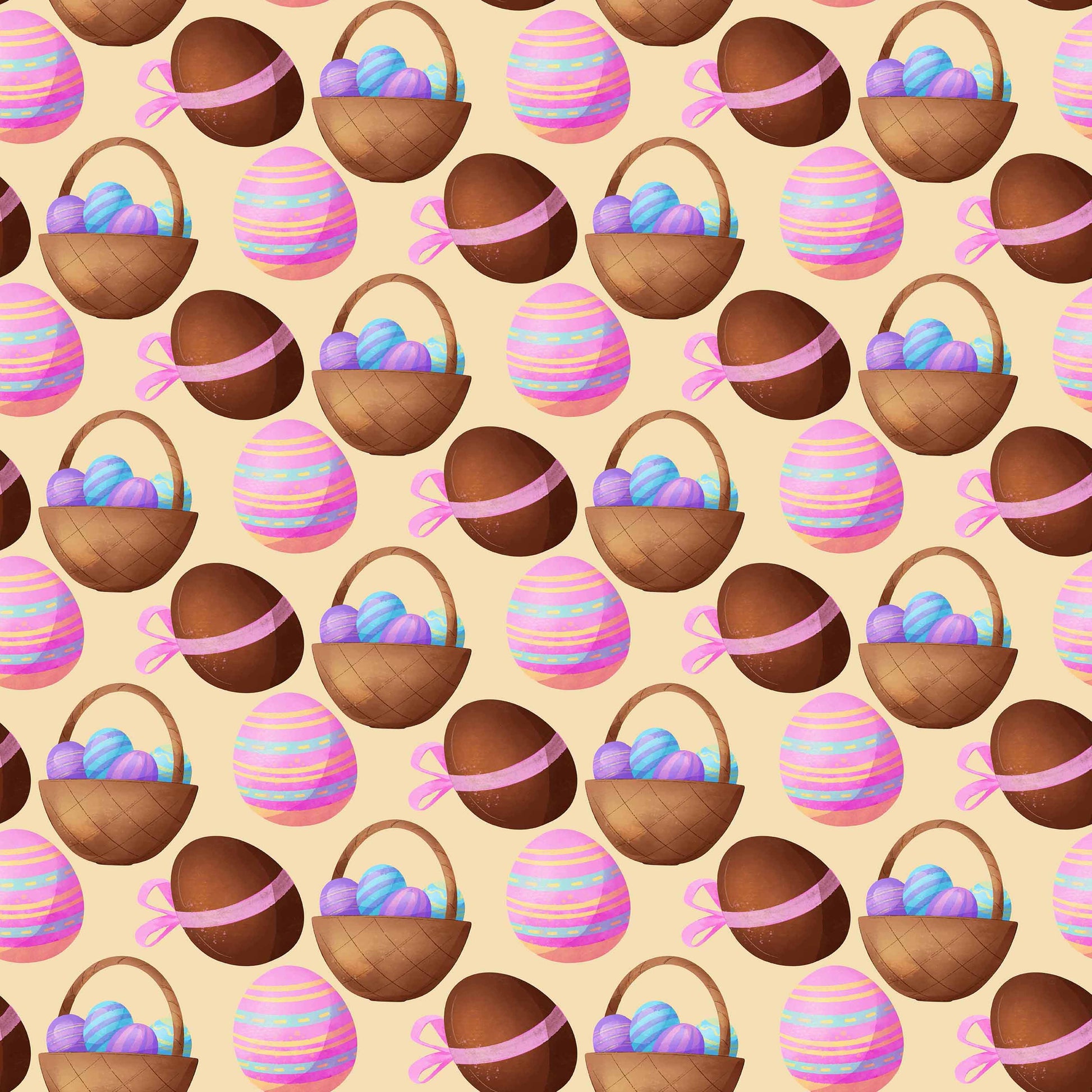 Watercolor Easter Seamless Digital Paper - CraftNest - Digital Crafting and Art