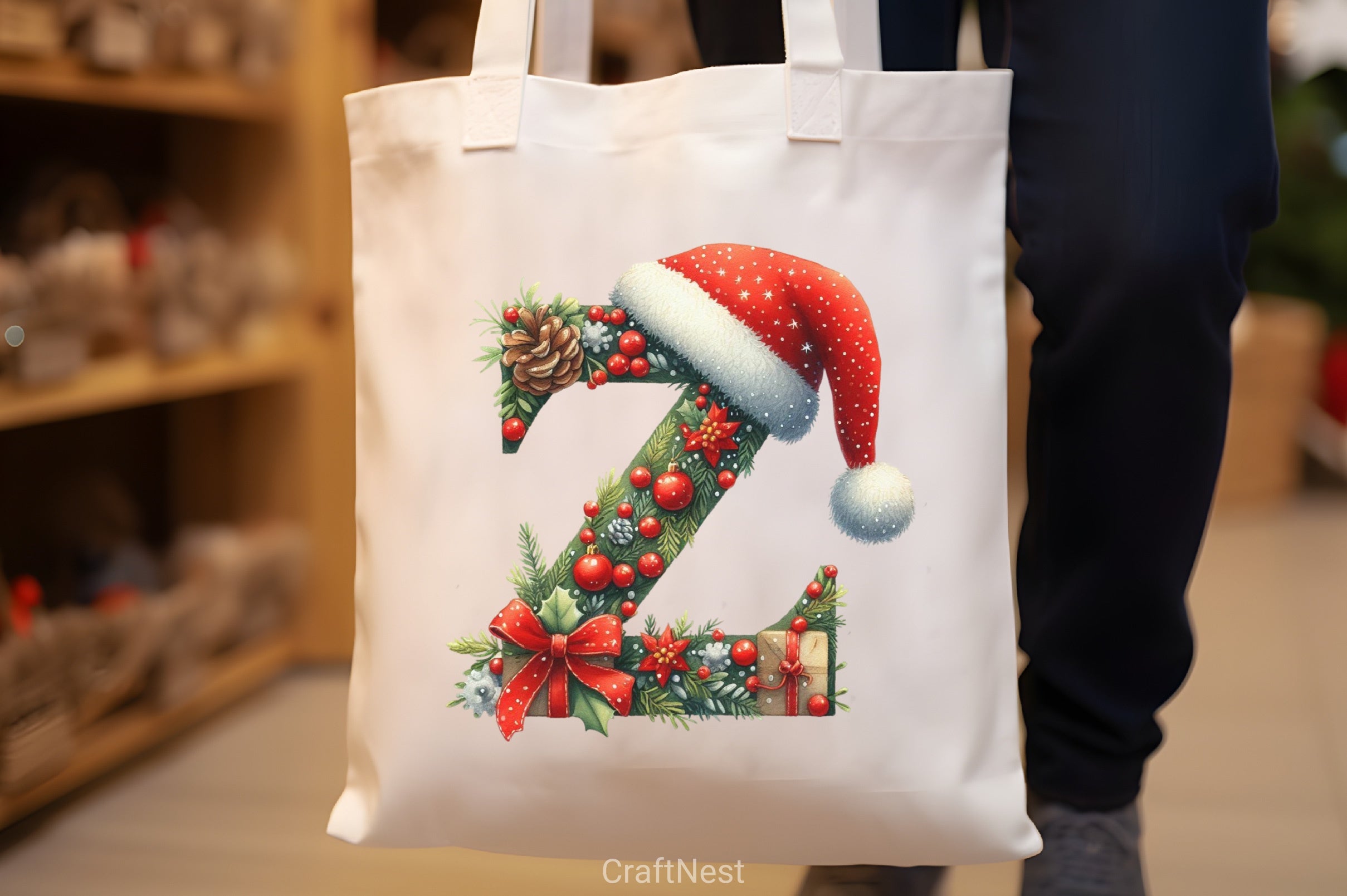 Christmas Alphabet Clipart Bundle 1 - CraftNest - Digital Crafting and Art