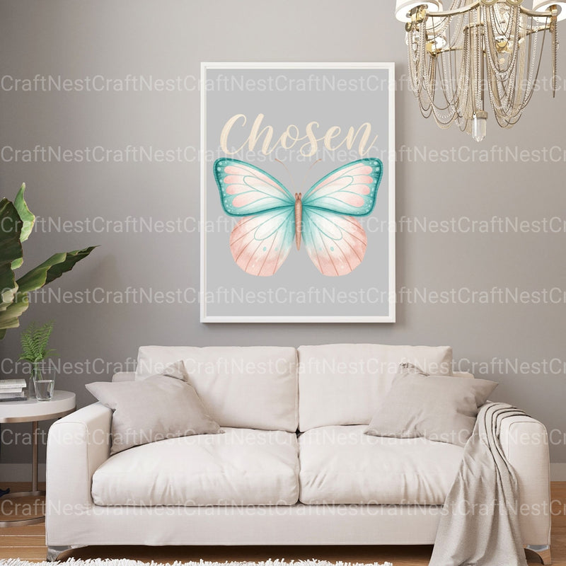 Butterfly Faith Clipart Bundle - CraftNest - Digital Crafting and Art