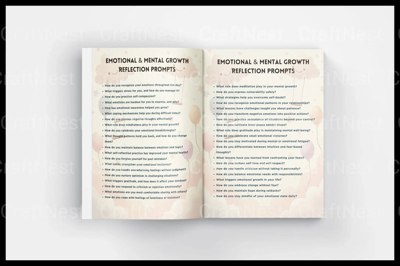 Life Lessons Reflection Prompts for Personal Growth - CraftNest - Digital Crafting and Art