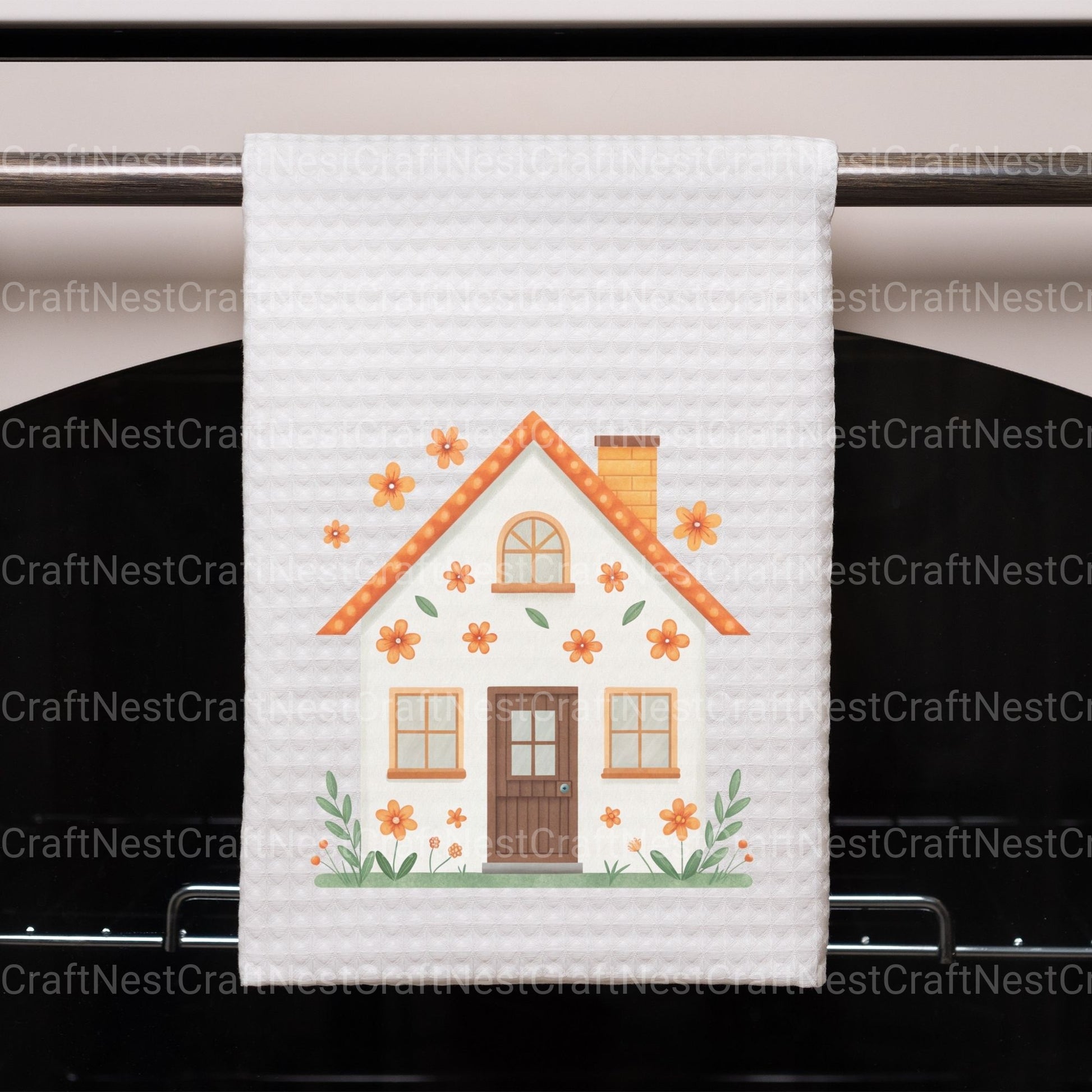 Floral Houses Clipart Bundle - CraftNest - Digital Crafting and Art