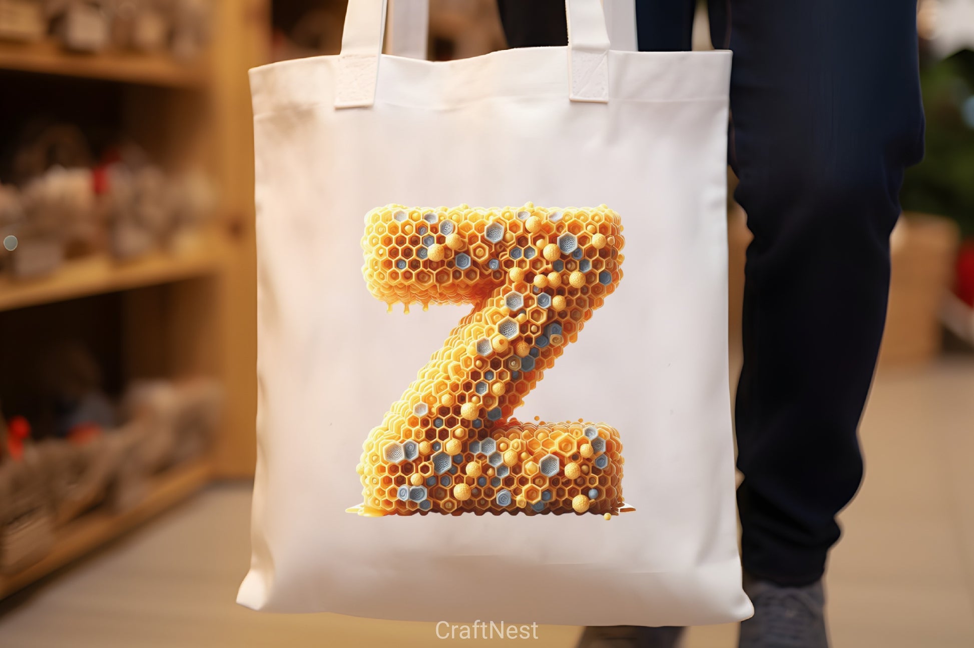 Honeycomb Alphabet Clipart Bundle - CraftNest - Digital Crafting and Art