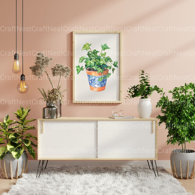 Houseplants Clipart Bundle - CraftNest - Digital Crafting and Art