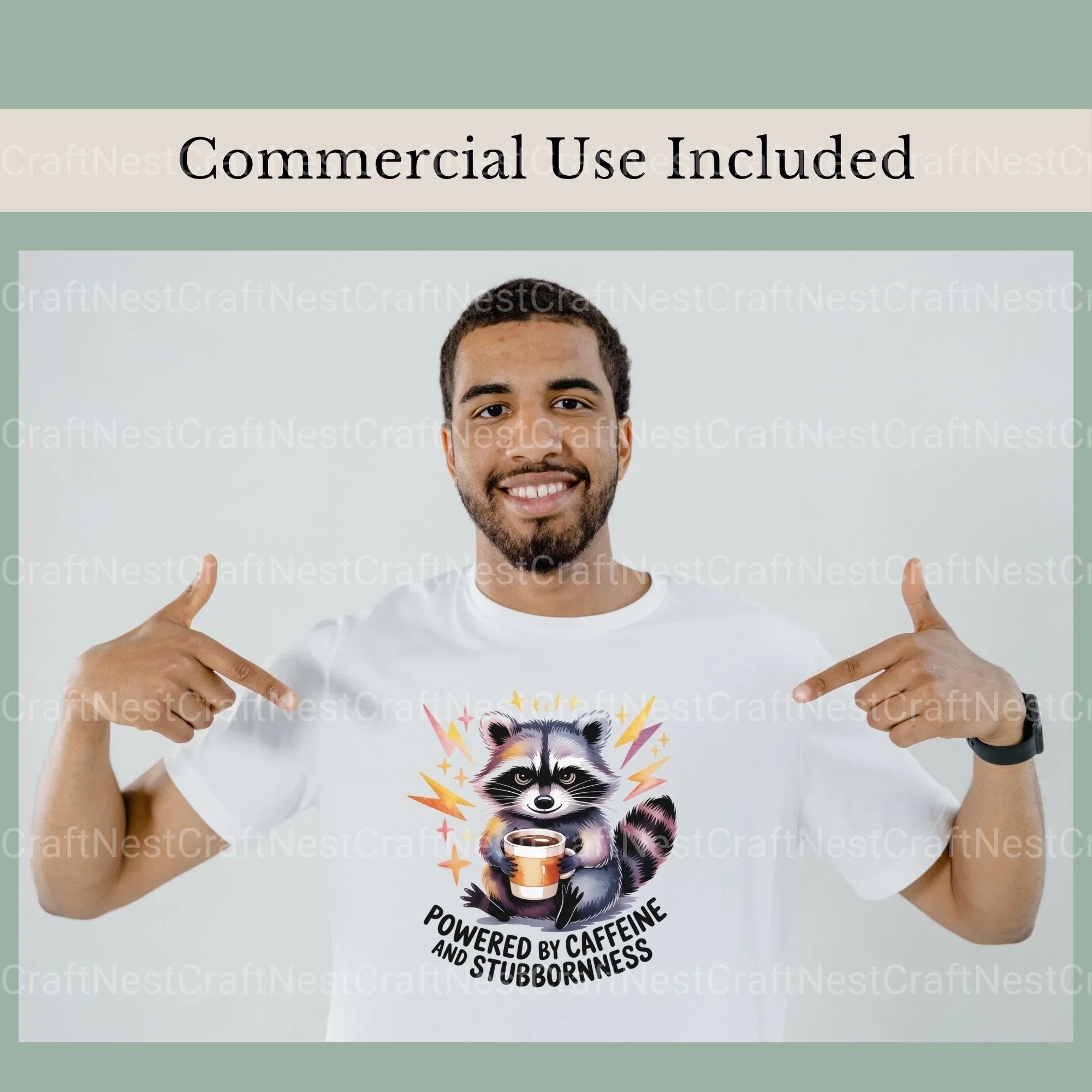 Raccoon Stubborn Shirt Clipart Bundle - CraftNest - Digital Crafting and Art