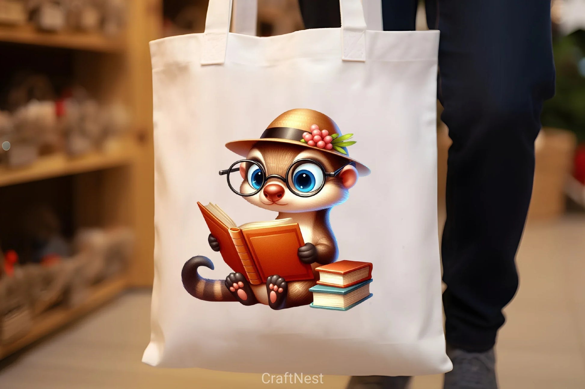 Cute Meerkat Reading Clipart Bundle - CraftNest - Digital Crafting and Art