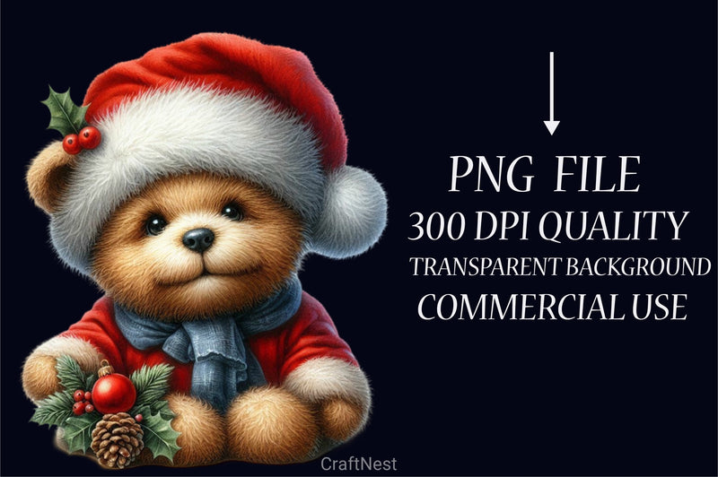 Vintage Christmas Dog Clipart Bundle - CraftNest - Digital Crafting and Art