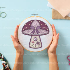 Quilted Mushrooms Clipart Bundle - CraftNest - Digital Crafting and Art