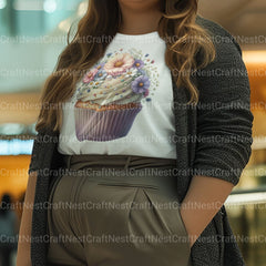 Cupcakes Floral Clipart Bundle - CraftNest - Digital Crafting and Art