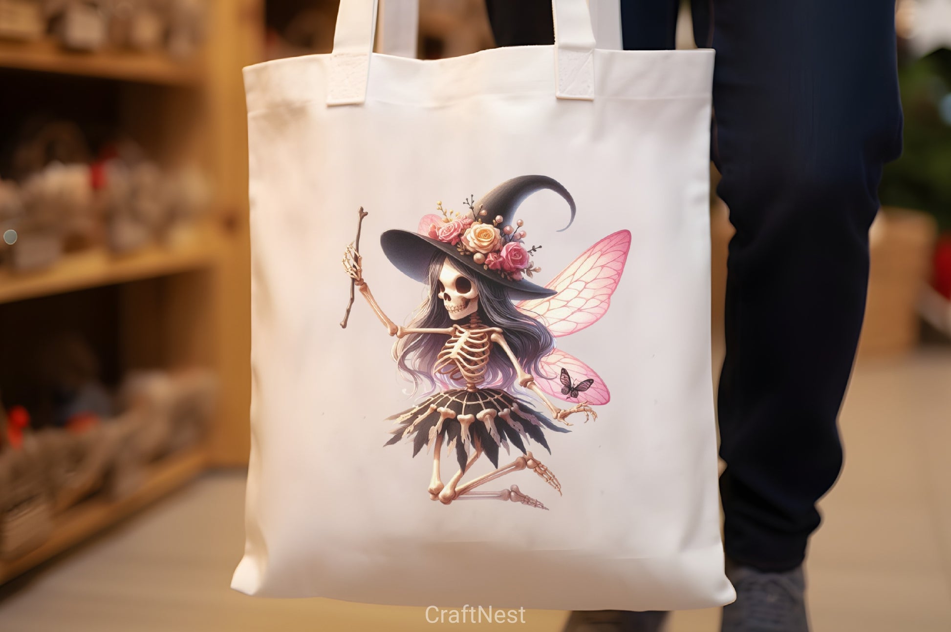 Cute Fairy Skeleton Clipart Bundle - CraftNest - Digital Crafting and Art