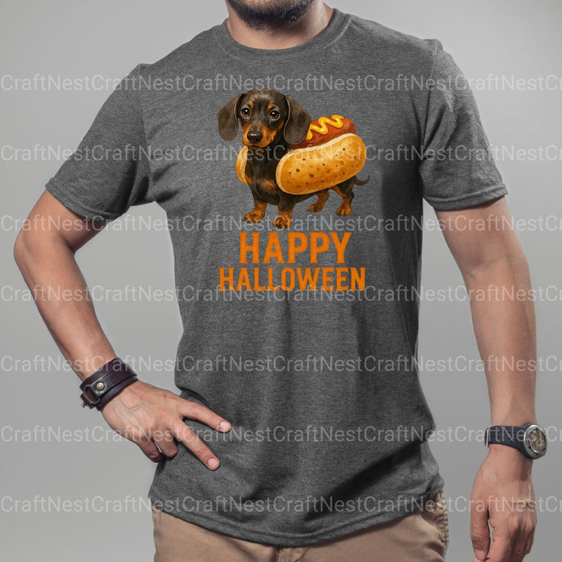 Dachshund Hotdog Mustard Halloween Clipart Bundle - CraftNest - Digital Crafting and Art