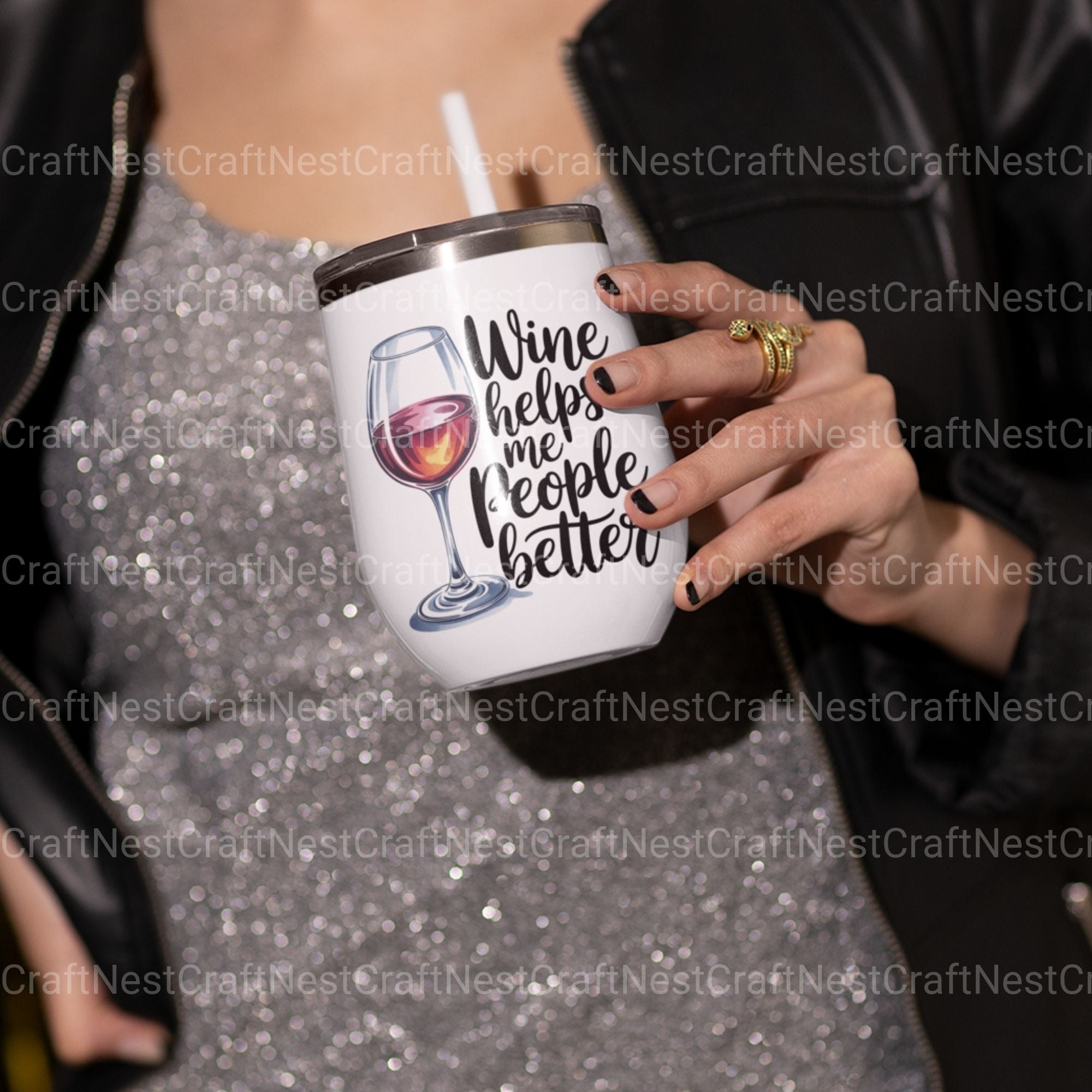 Wine Quotes Clipart Bundle - CraftNest - Digital Crafting and Art