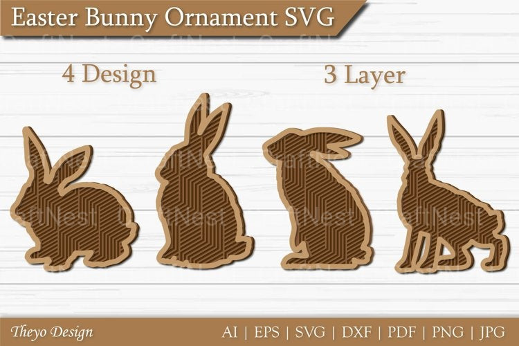 Easter Bunny SVG Bundle