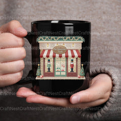 Village Shops Winter Clipart Bundle - CraftNest - Digital Crafting and Art