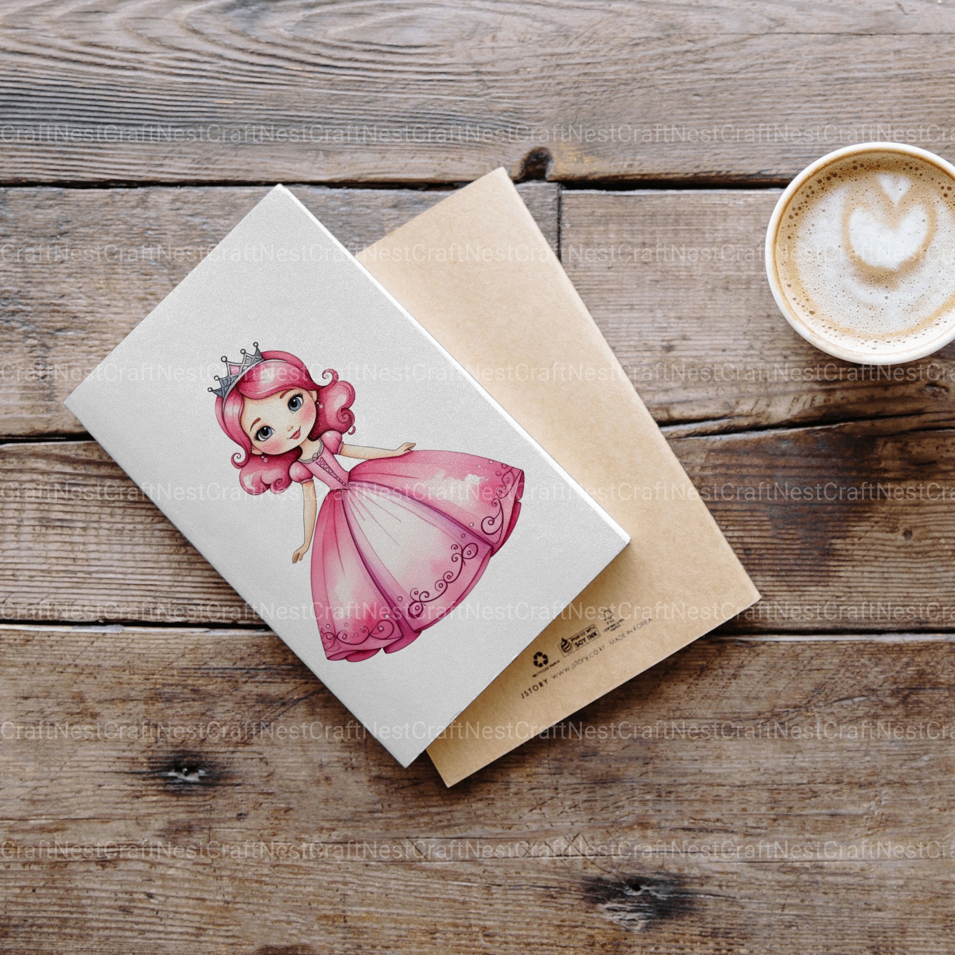 Pink Princess Clipart Bundle - CraftNest - Digital Crafting and Art