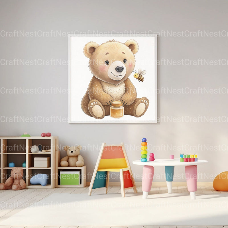 Woodland Animals 3 Clipart Bundle - CraftNest - Digital Crafting and Art