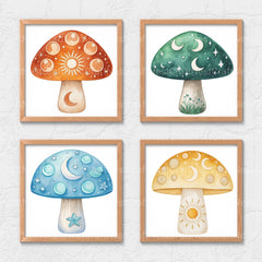 Mushrooms Celestial Clipart Bundle - CraftNest - Digital Crafting and Art