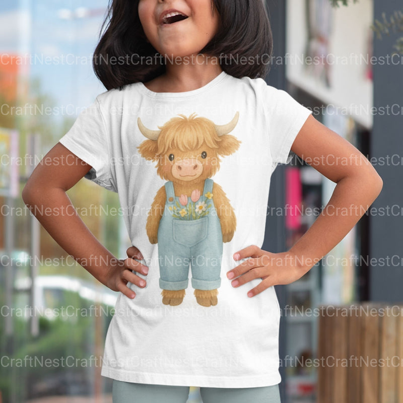 Highland Cows 1 Clipart Bundle - CraftNest - Digital Crafting and Art