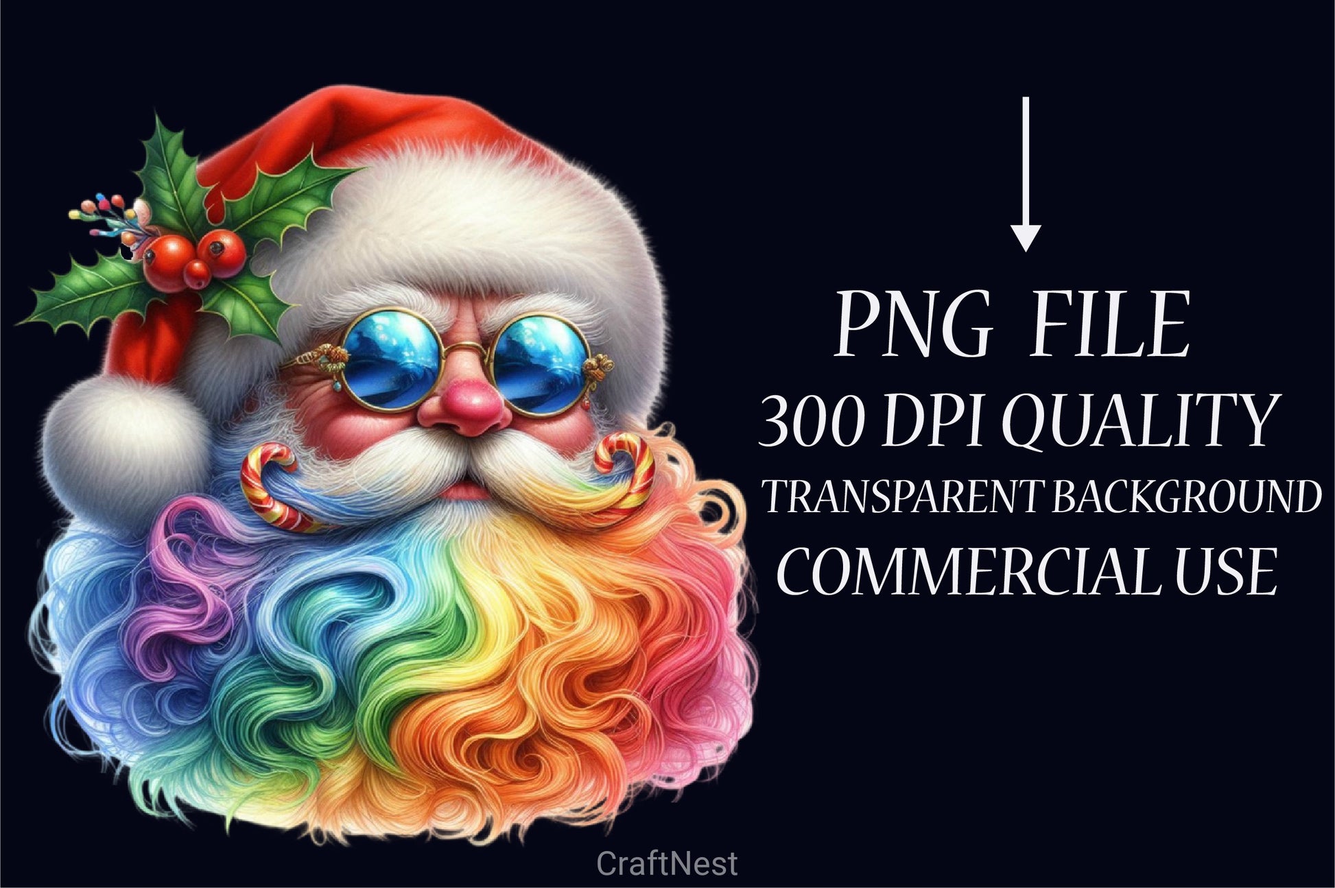 Santa Claus Christmas Clipart Bundle - CraftNest - Digital Crafting and Art