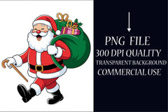Retro Christmas Clipart Bundle 9 - CraftNest - Digital Crafting and Art
