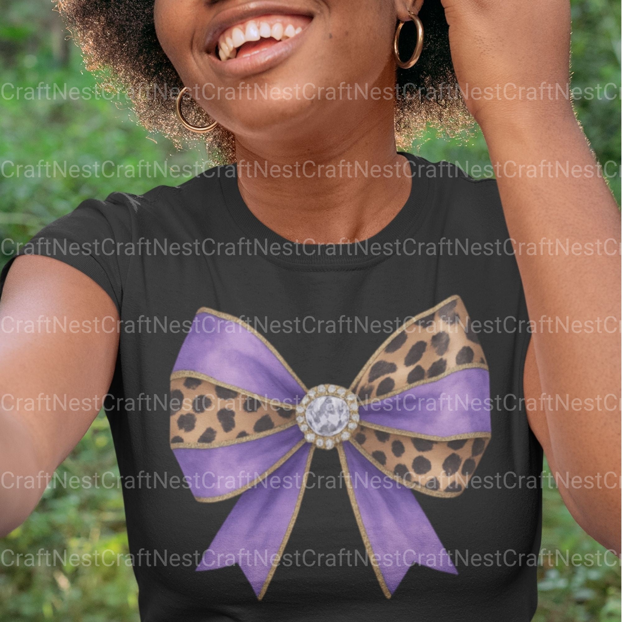 Coquette Cheetah Bows Clipart Bundle - CraftNest - Digital Crafting and Art