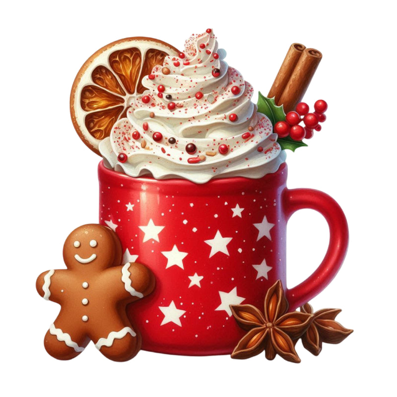 Christmas Coffee Gingerbread Clipart Bundle - CraftNest - Digital Crafting and Art