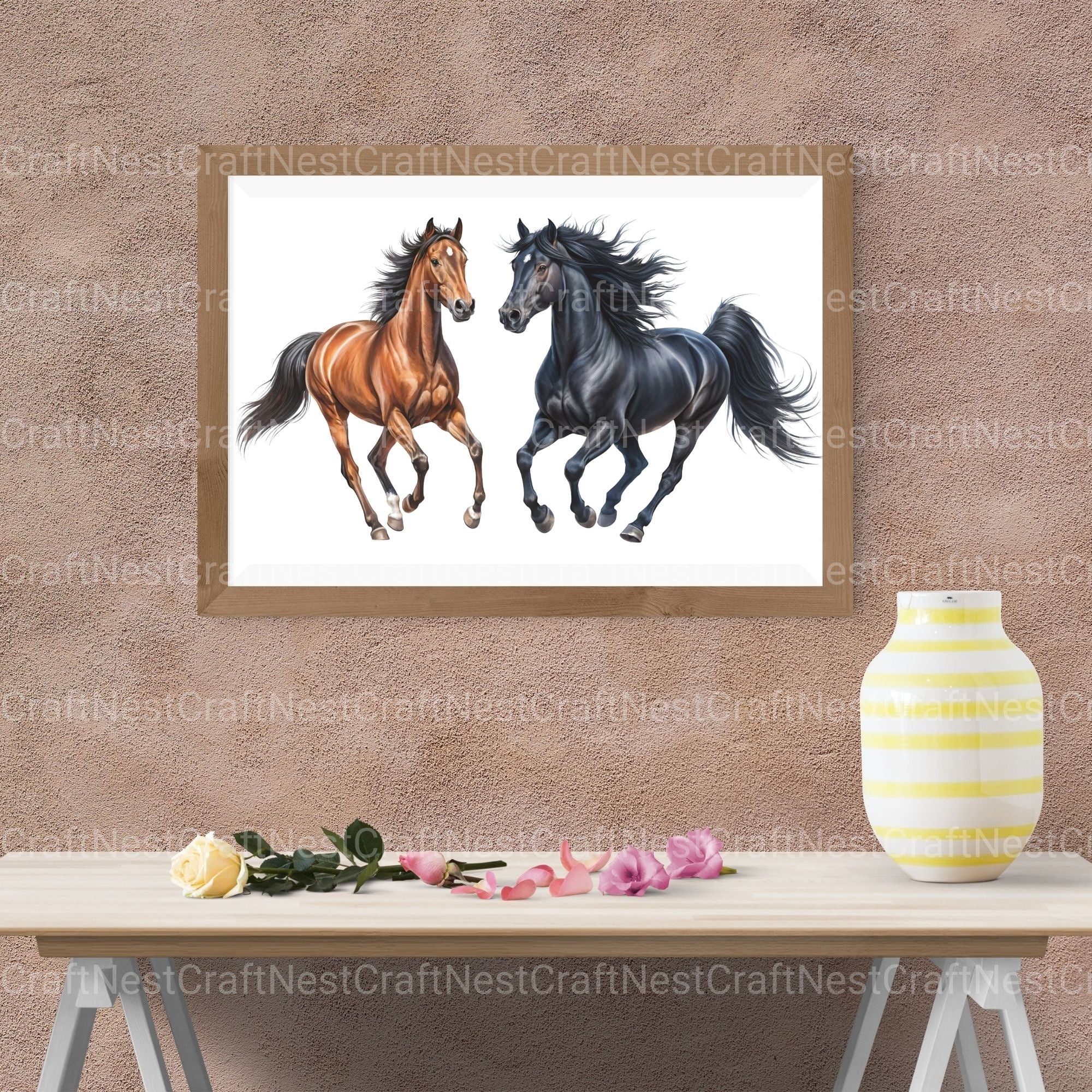 Horses Clipart Bundle 3 - CraftNest - Digital Crafting and Art