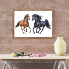 Horses Clipart Bundle 3 - CraftNest - Digital Crafting and Art
