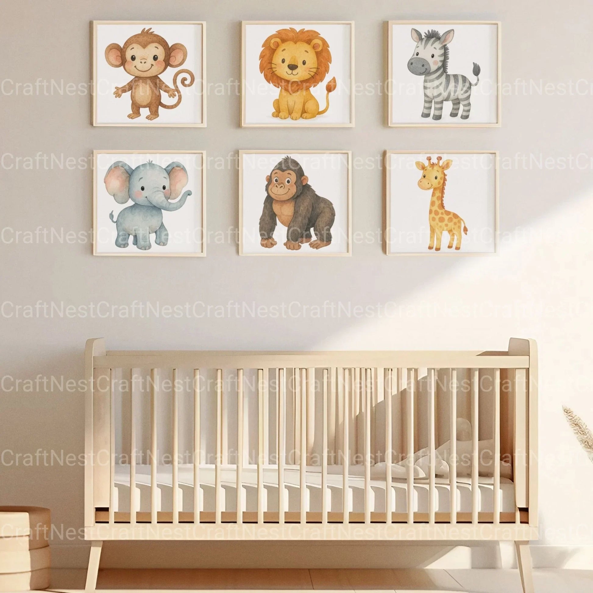 Safari Animals Clipart Bundle 6 - CraftNest - Digital Crafting and Art