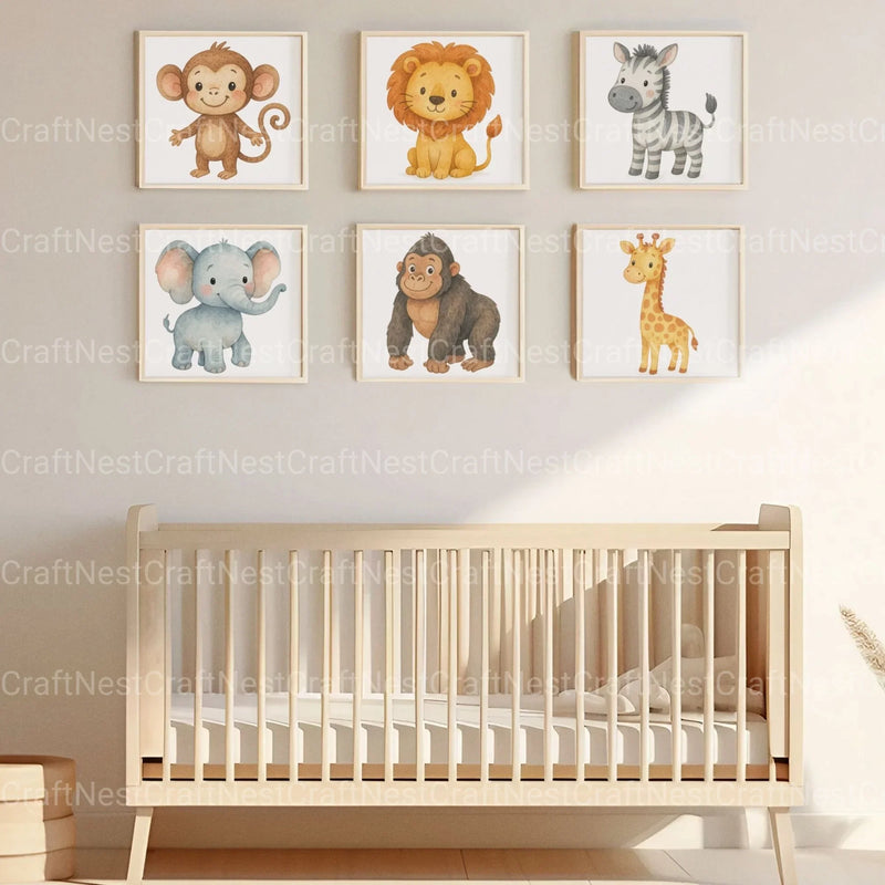 Safari Animals Clipart Bundle 6 - CraftNest - Digital Crafting and Art