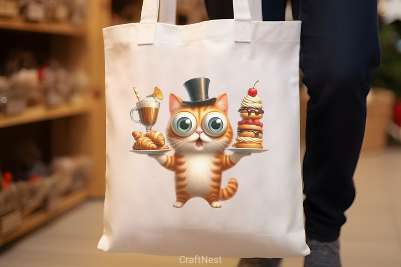 Cute Crazy Cats Clipart Bundle - CraftNest - Digital Crafting and Art