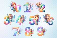 Cute Fairy Alphabet Clipart Bundle - CraftNest - Digital Crafting and Art