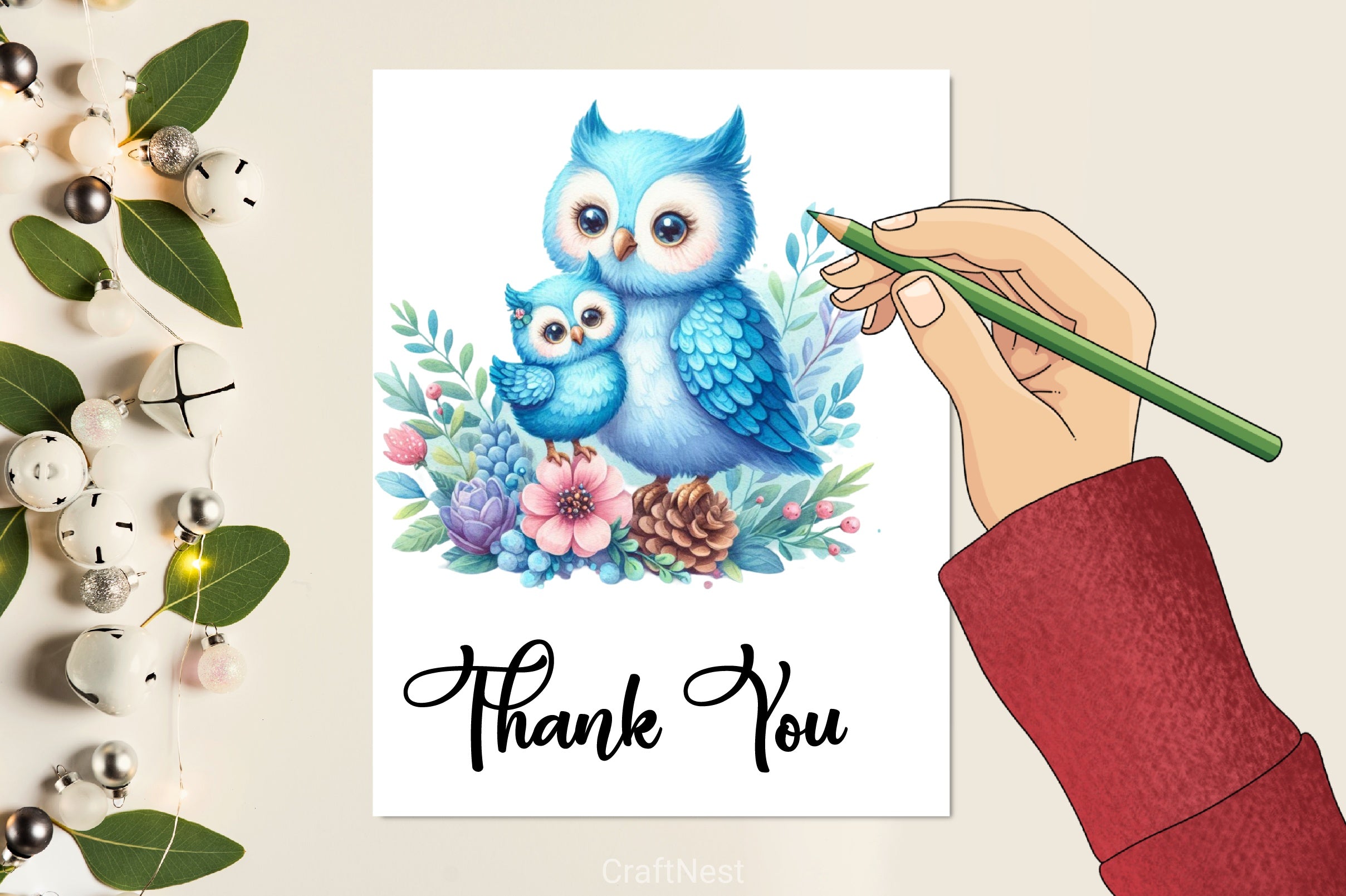 Mother's Day Owl Clipart Bundle - CraftNest - Digital Crafting and Art