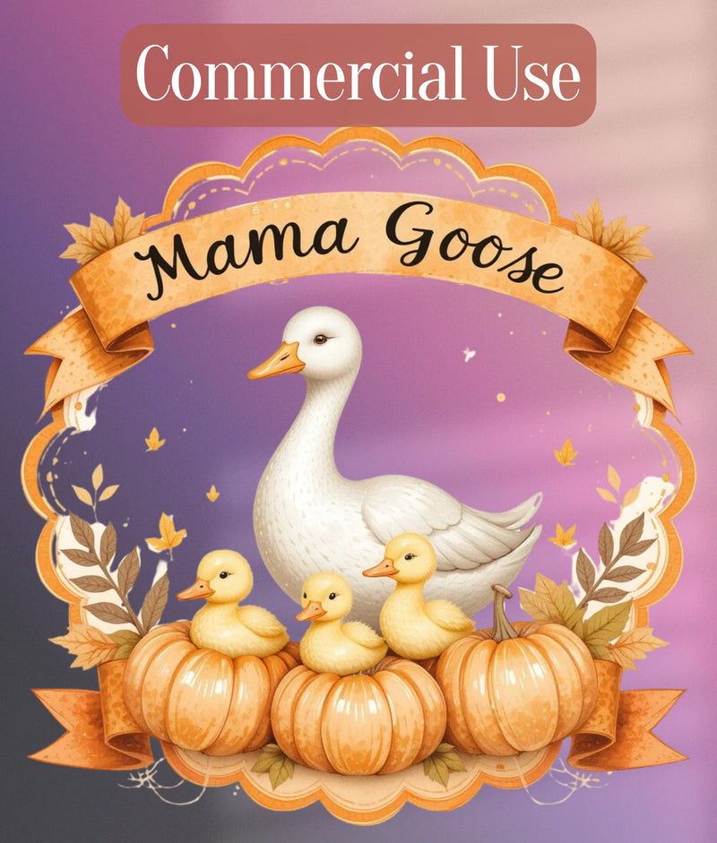 MAMA Goose Clipart Bundle - CraftNest - Digital Crafting and Art