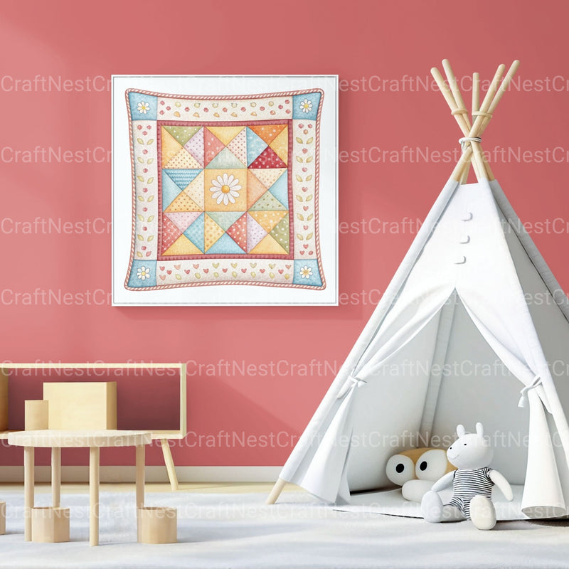 Quilts Clipart Bundle - CraftNest - Digital Crafting and Art