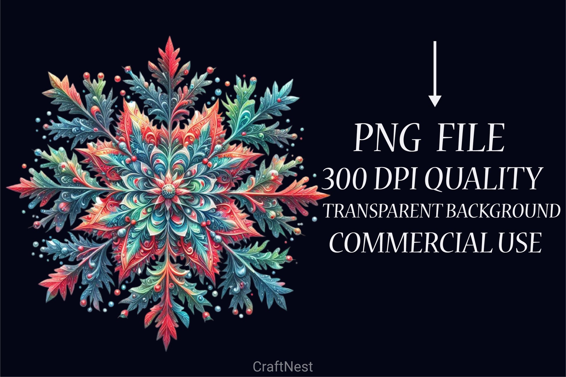 Snowflake Clipart Bundle - CraftNest - Digital Crafting and Art