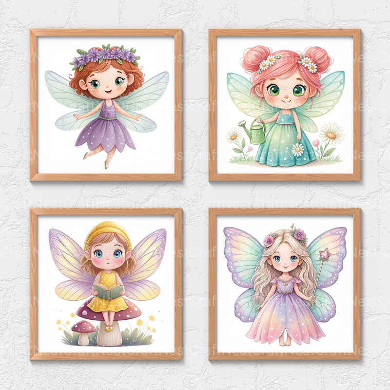 Fairies Clipart Bundle - CraftNest - Digital Crafting and Art