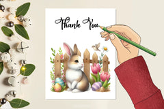 Easter Bunny Fence Clipart Bundle - CraftNest - Digital Crafting and Art