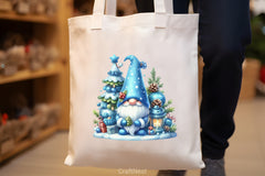 Blue Santa Clipart Bundle - CraftNest - Digital Crafting and Art