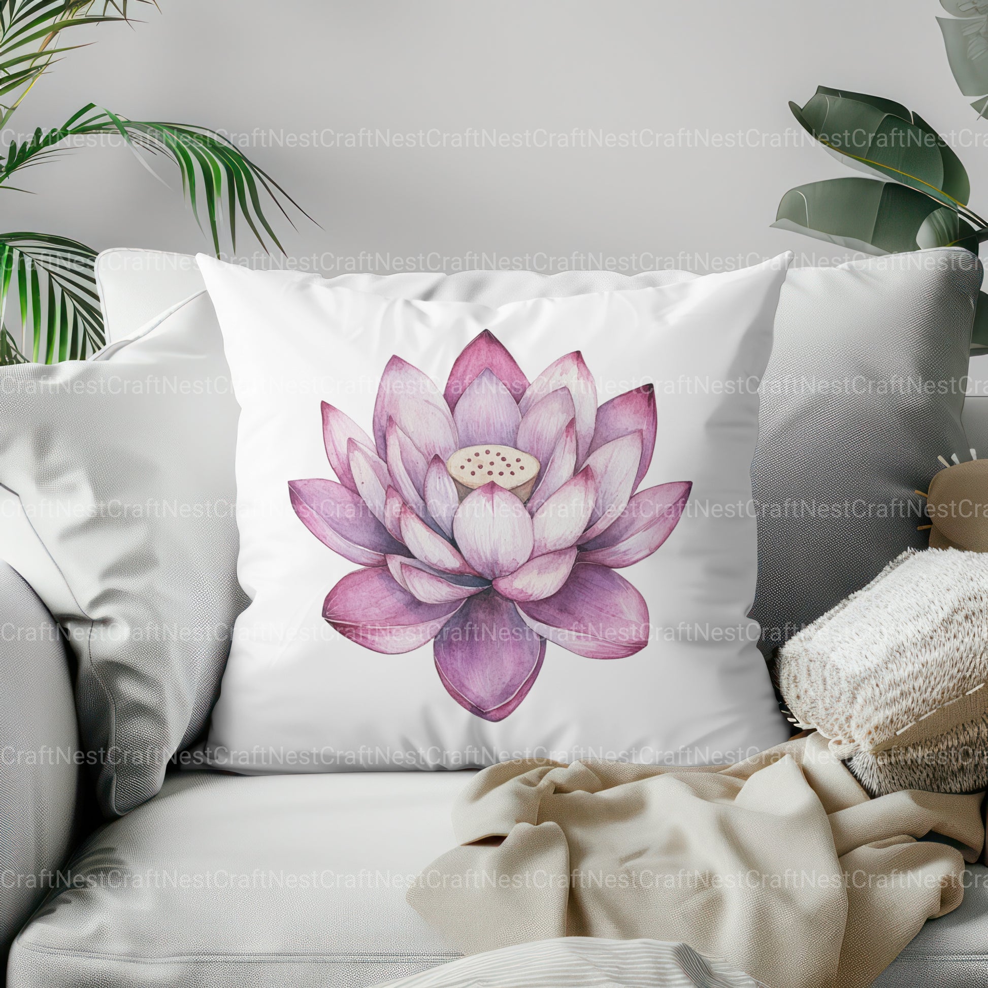 Lotus Clipart Bundle - CraftNest - Digital Crafting and Art