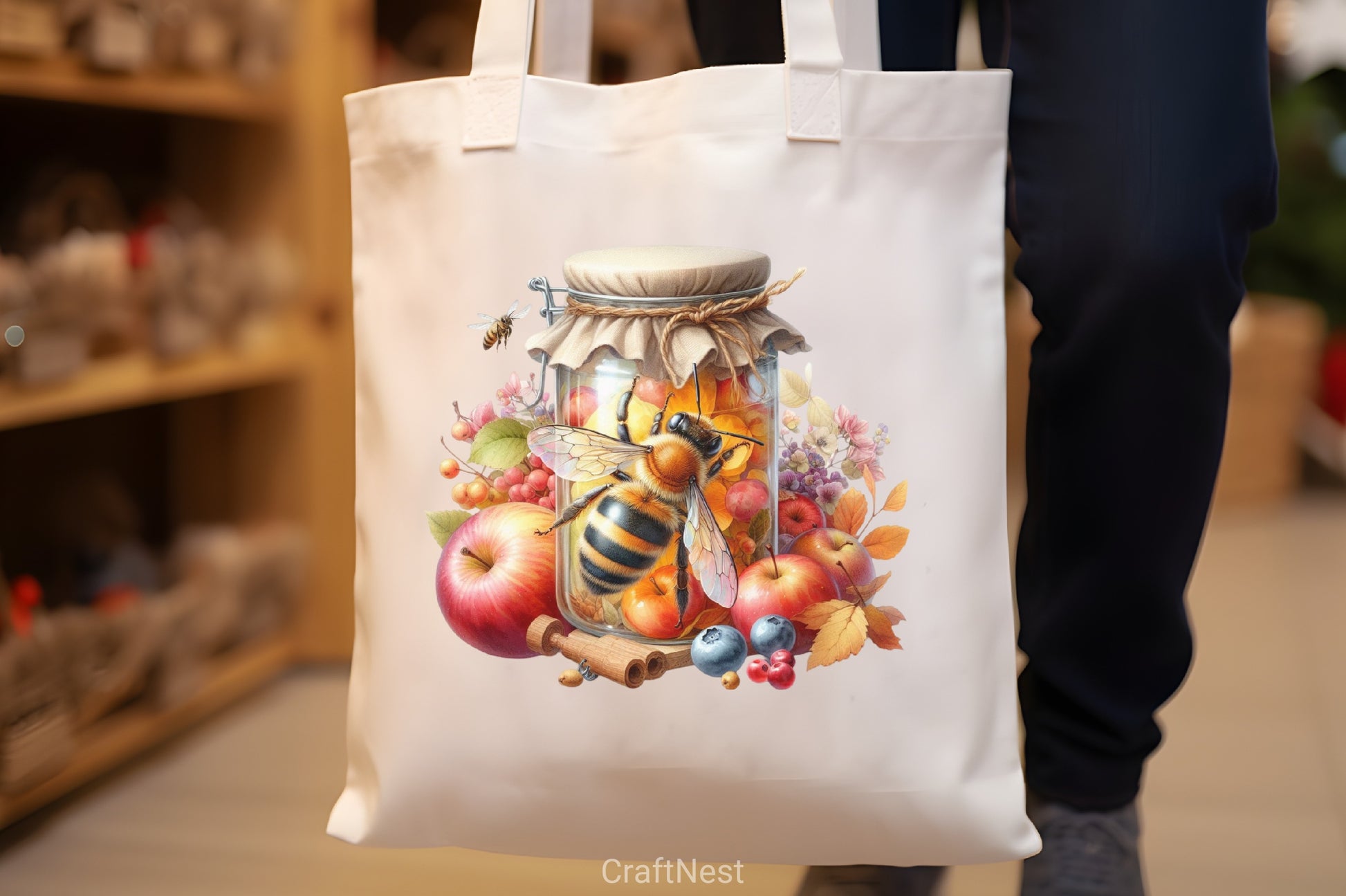 Autumn Honey Bee Clipart Bundle - CraftNest - Digital Crafting and Art