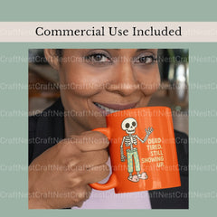 Dead Tired Skeleton Clipart Bundle - CraftNest - Digital Crafting and Art