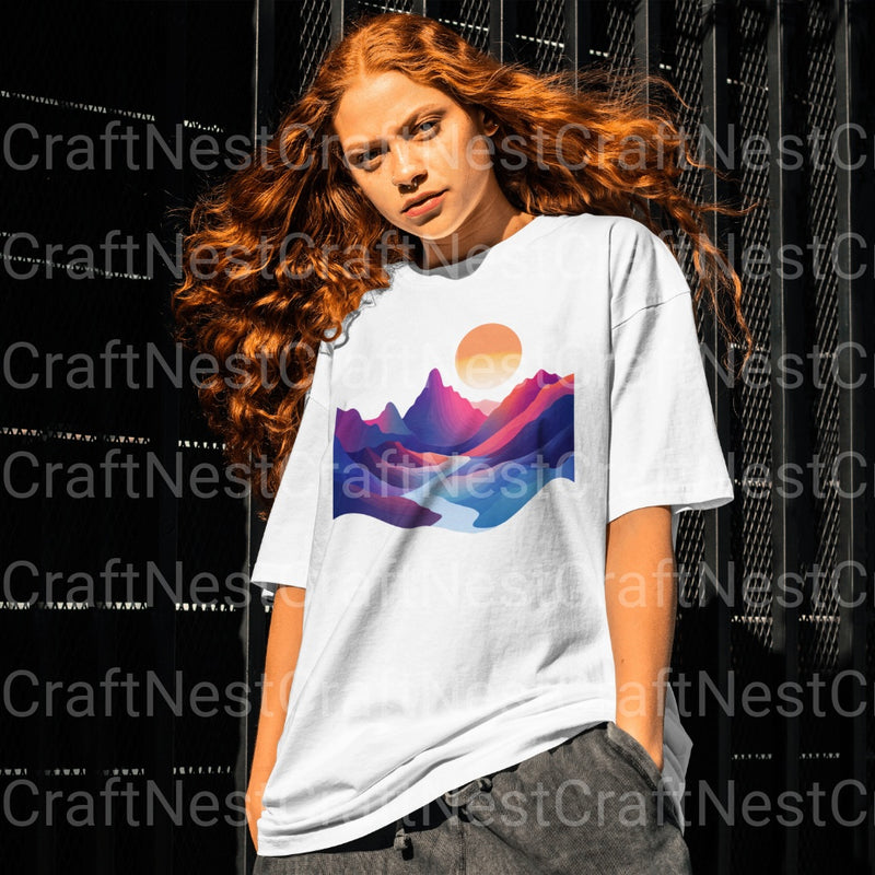 Abstract Landscapes Clipart Bundle - CraftNest - Digital Crafting and Art